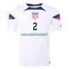 Maillot de Supporter Etats-Unis DEST 2 Domicile Coupe du Monde 2022 Pour Homme